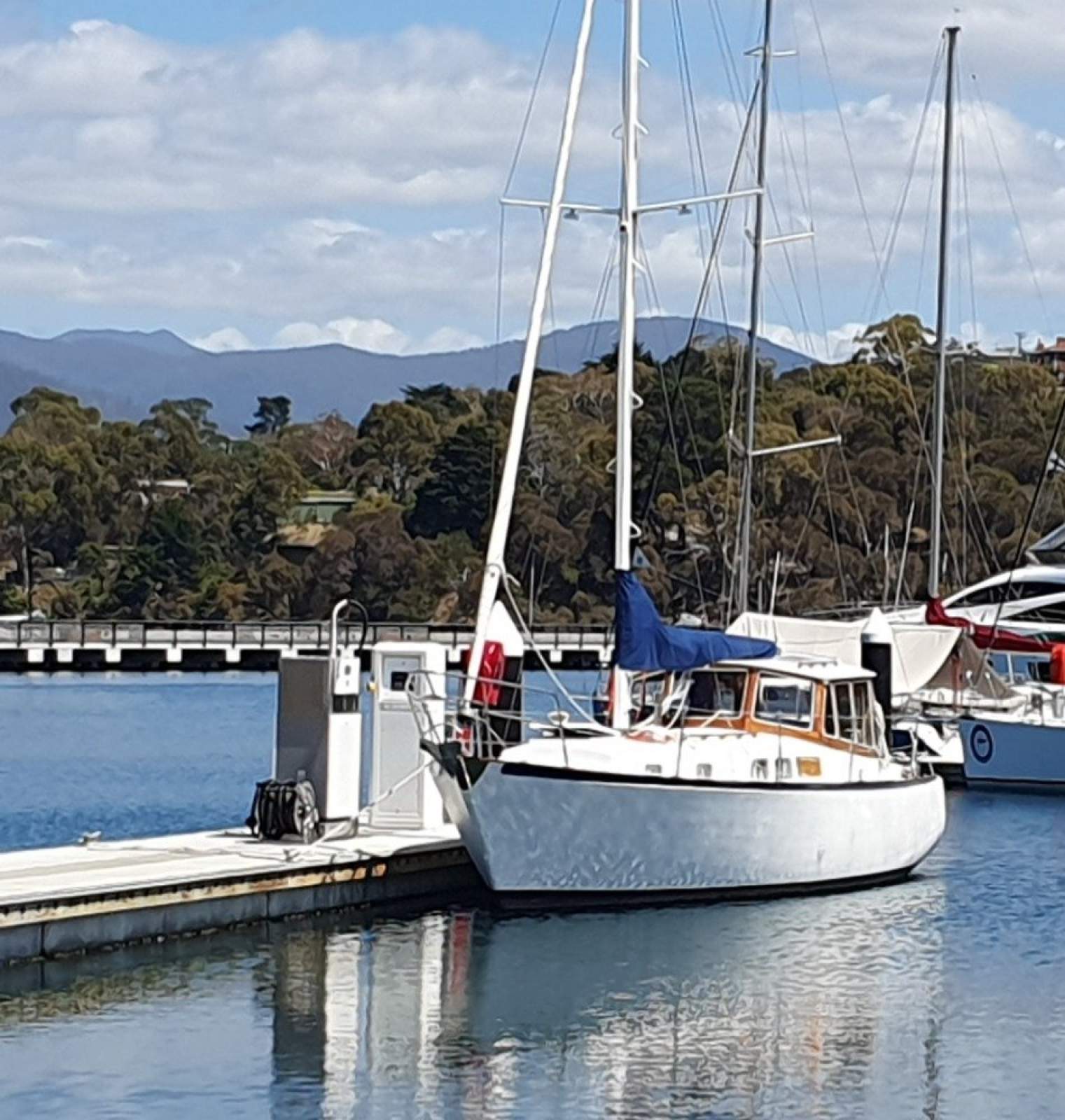 Huon Pine Motor Sailer