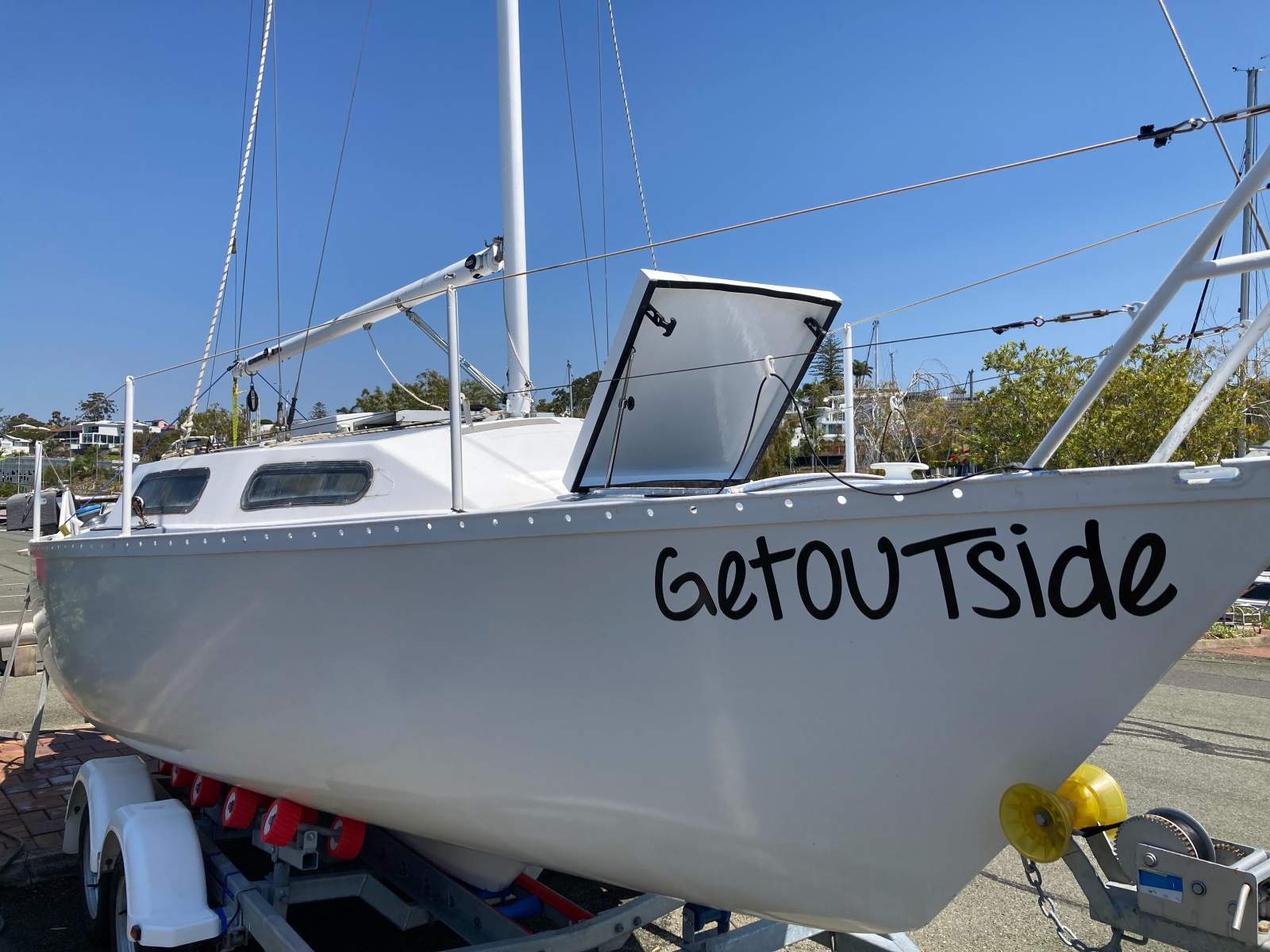 Adams 21ft Trailer Sailer (Circa 1985) Aluminium "GetOUTside"