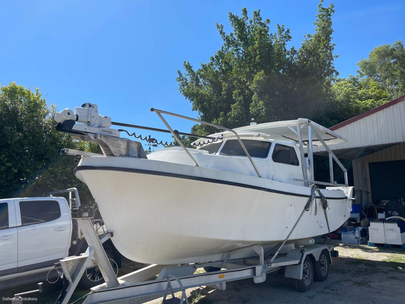 Roberts 6.4 commercial line fishing vessel/trailer