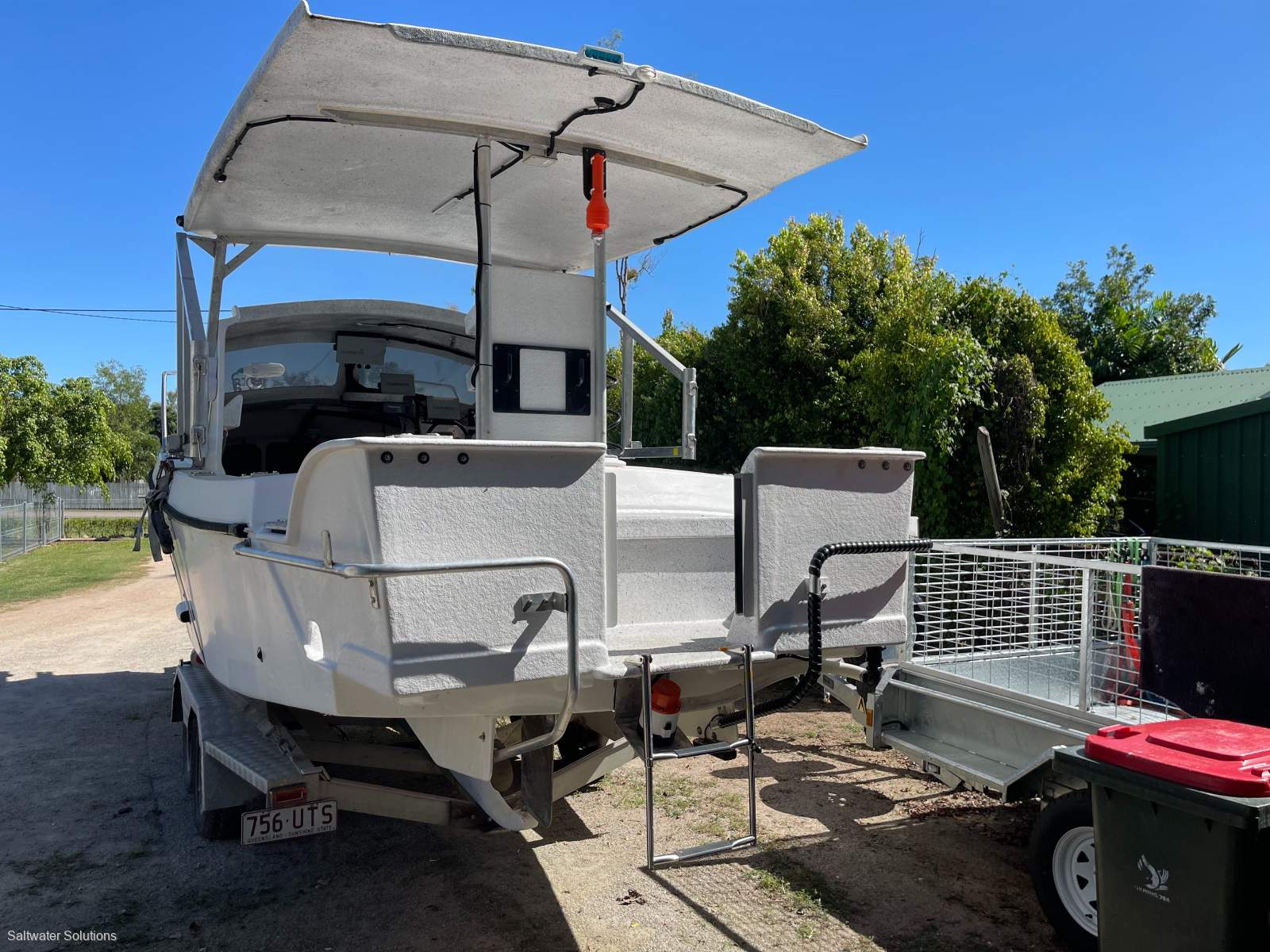Roberts 6.4 commercial line fishing vessel/trailer