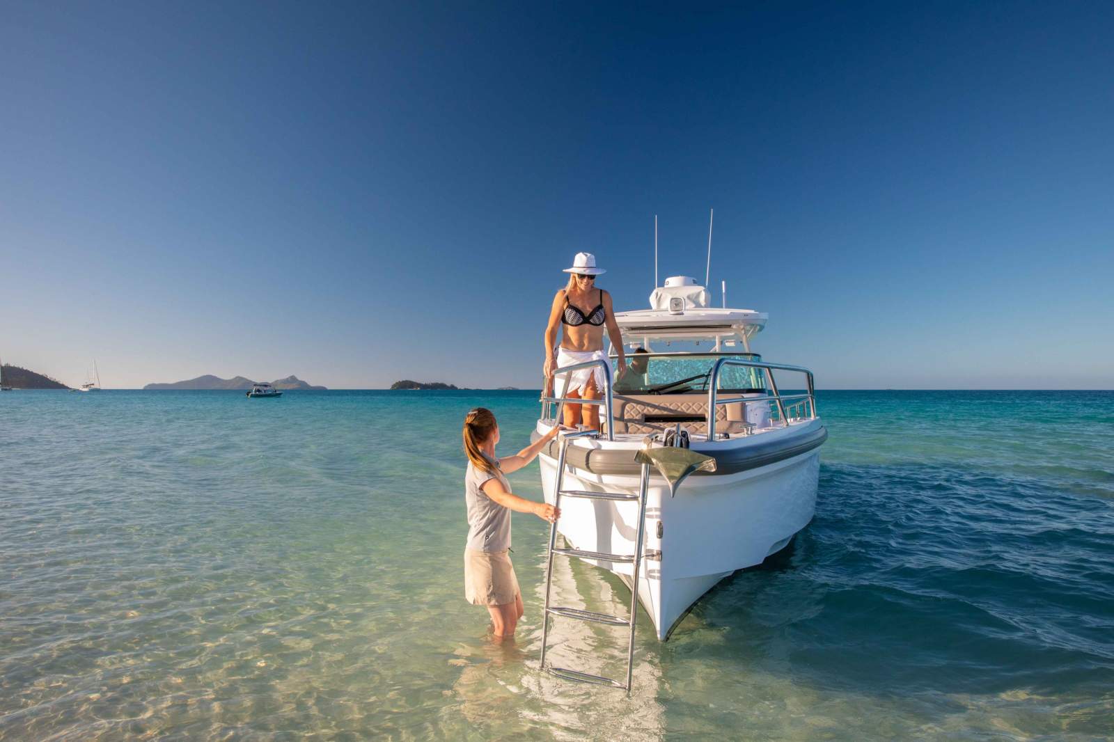 Whitsunday Private Charters - with Axopar 37 SunTop vessel plus GBRMPA Perm