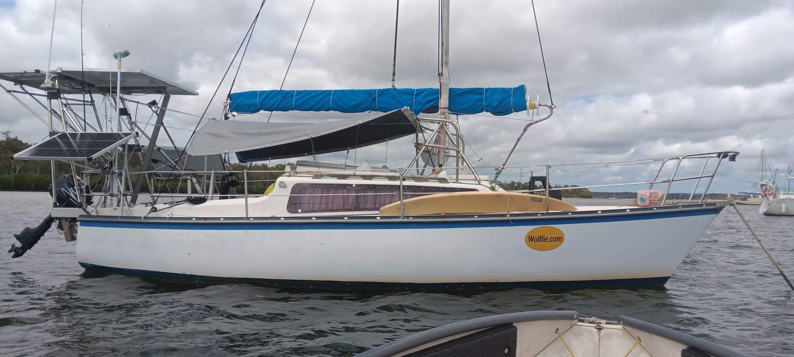Southern Cross 23 Modifyed Pocket cruiser:Afloat pre haulout