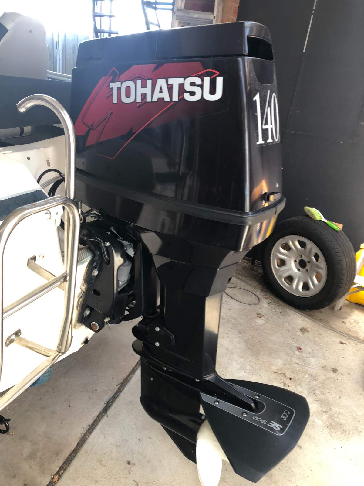 Tohatsu 140 hp 52 hrs