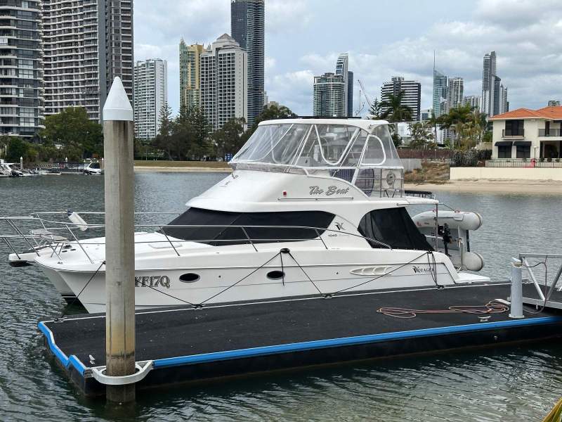 Voyager 1040 Flybridge Catamaran Recent Major Service and Upgrades
