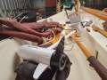 Classic Wooden sailing dinghy
