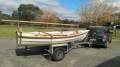 Classic Wooden sailing dinghy