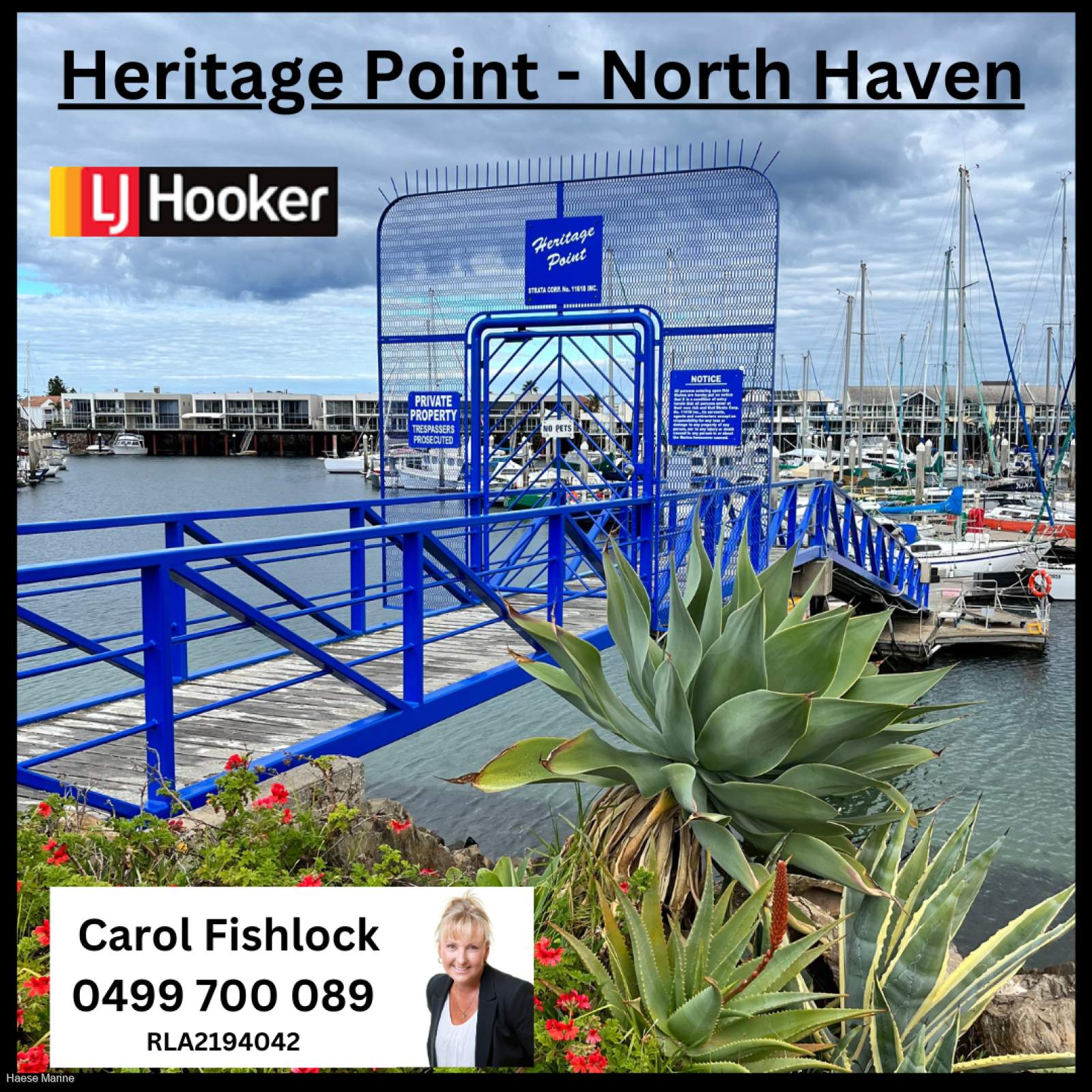 Heriatge Point Marina berth for sale