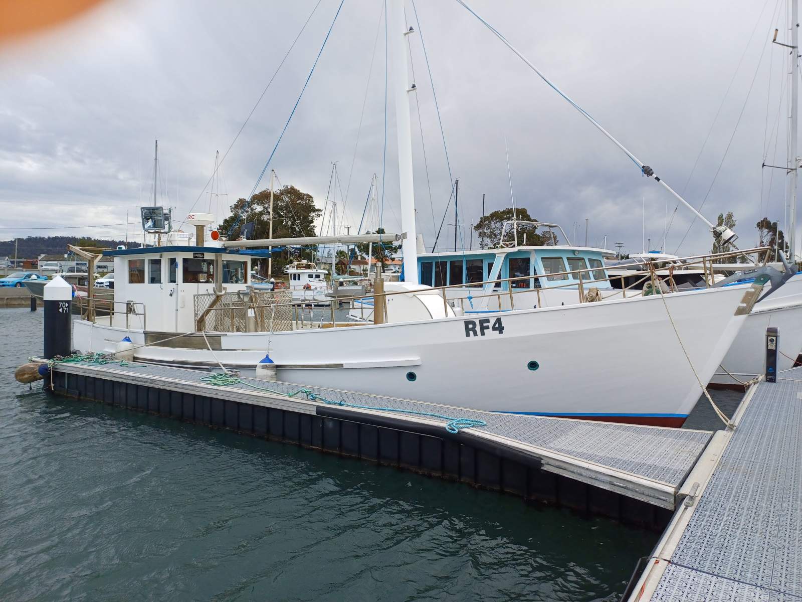 YIMBALA Huon Pine Tasmanian cray boat. In superb condition Boat Brokers of Tasmania