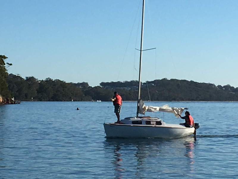 David Payne swing keel trailer sailer