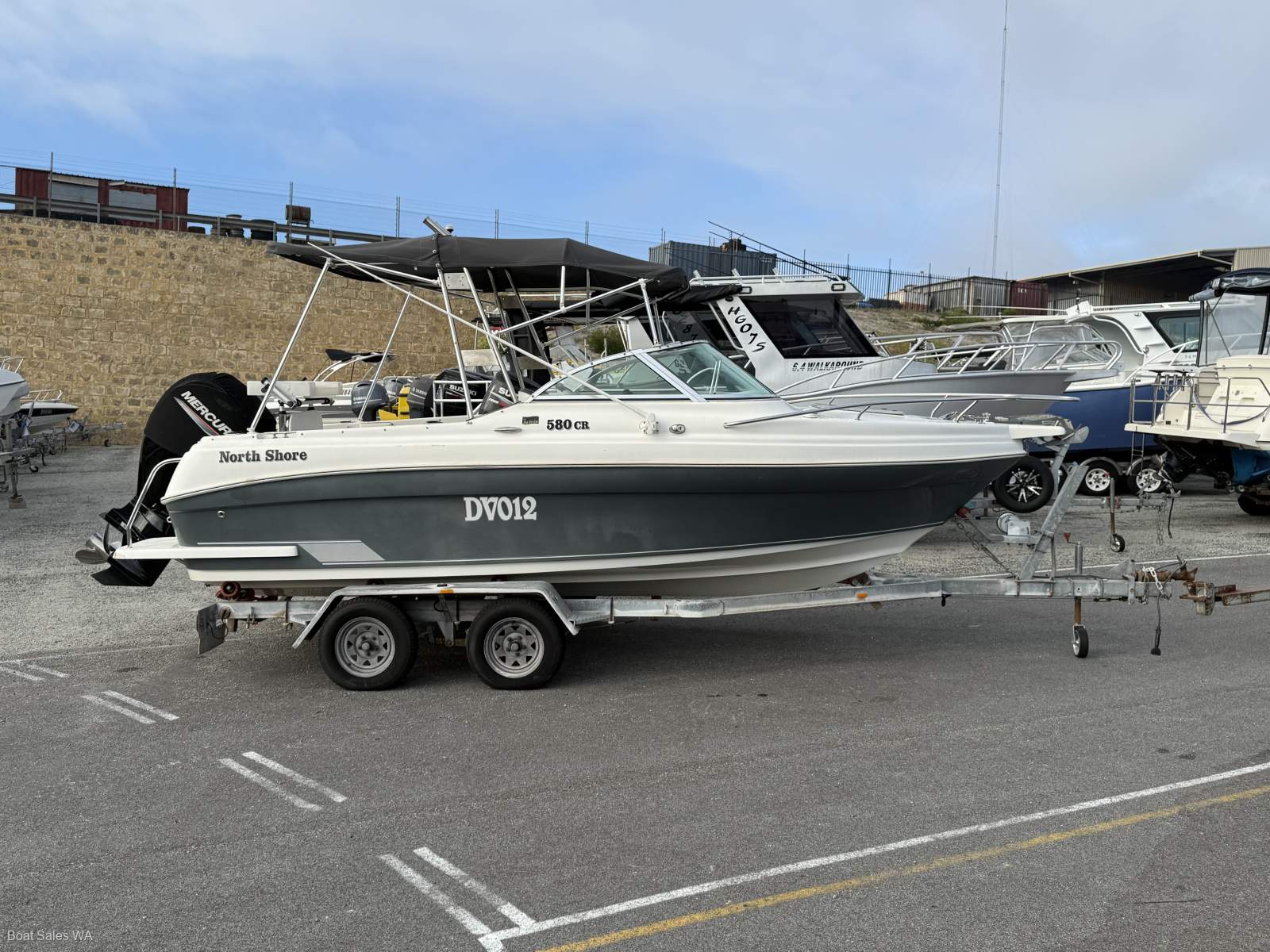 Northshore 580 Cr 2019 Model 150HP 4Str Mercury with 239Hrs