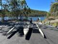 Hobie Tandem Island Kayak Outrigger & sailboat