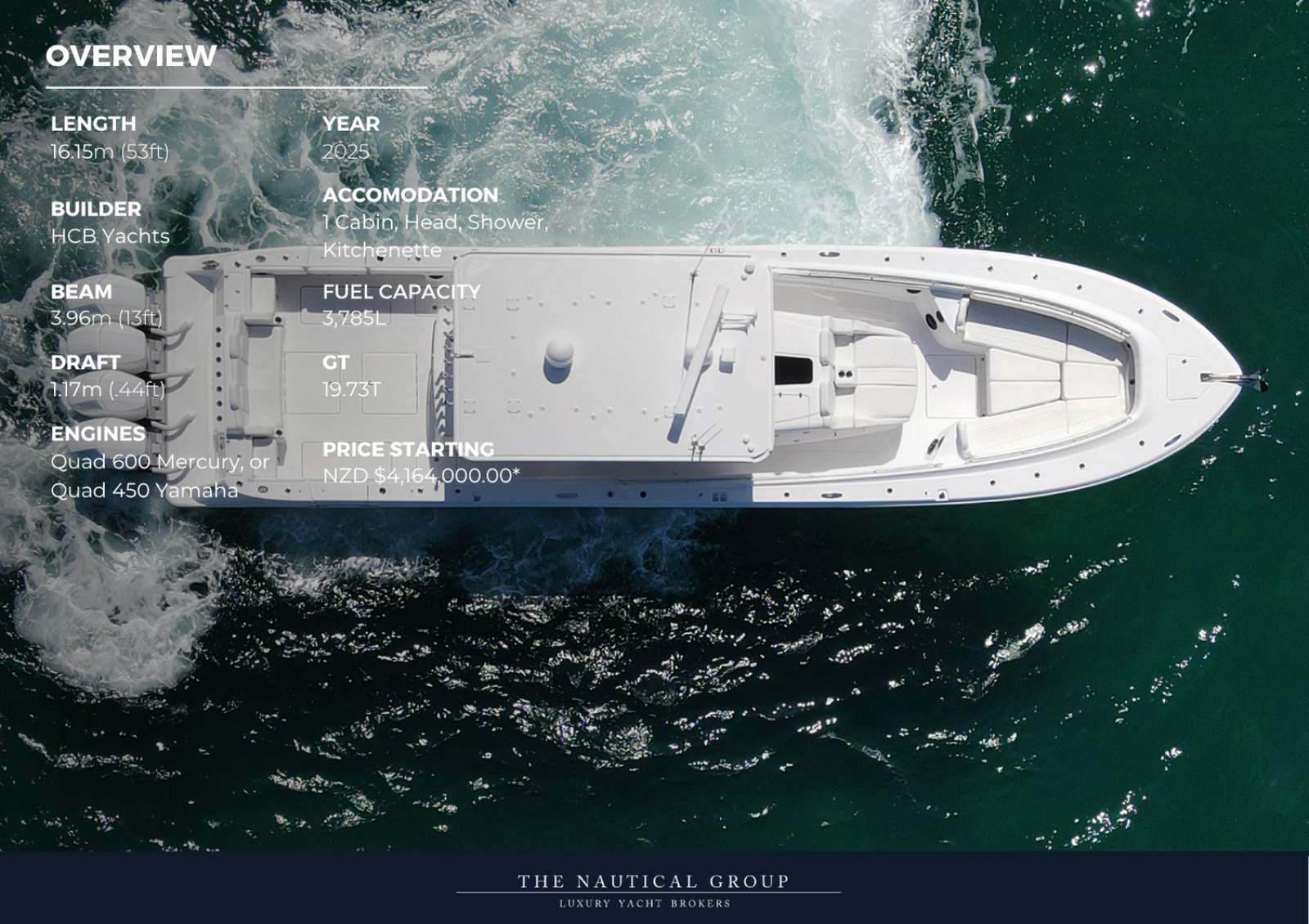 HCB Yachts 53 Suenos RXV