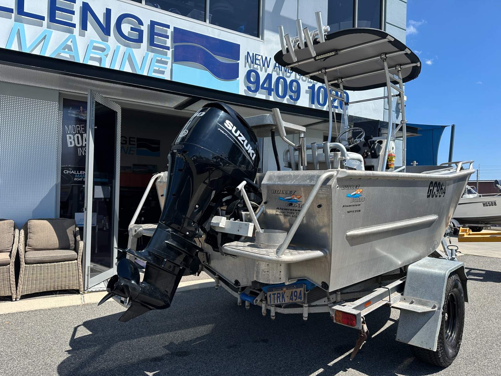 Bullet 4.60 Spitzer fitted with 2023 Suzuki 90HP 4 Stroke