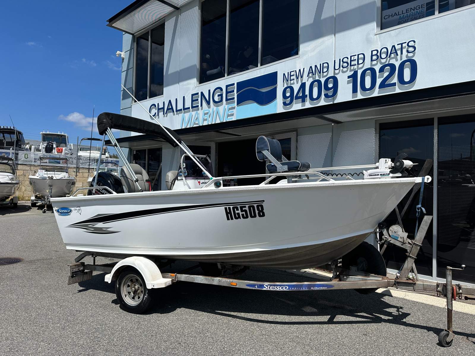 Stessco 465 Side Console with Mercury 60HP 4 Stroke