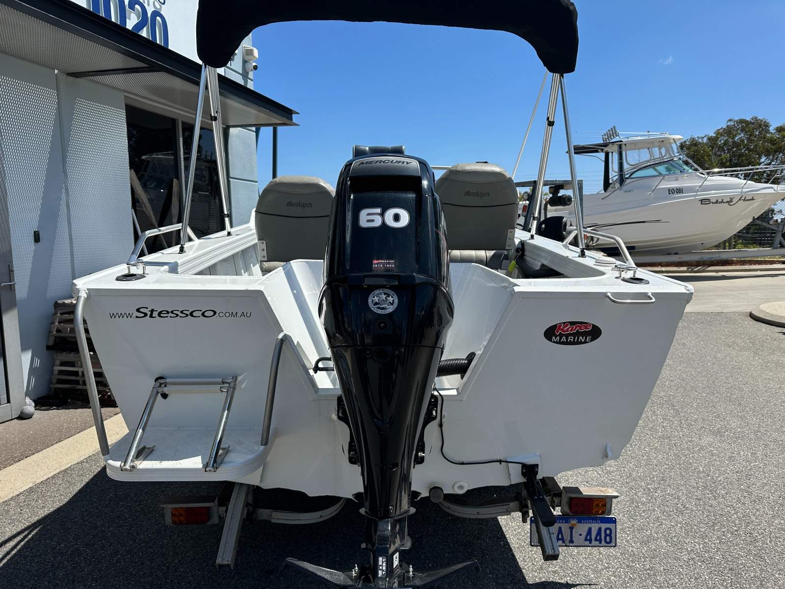 Stessco 465 Side Console with Mercury 60HP 4 Stroke