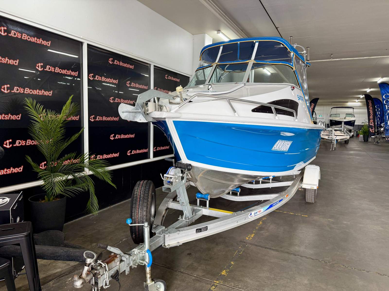 Quintrex 530 Ocean Spirit 2018 Half Cabin Boat