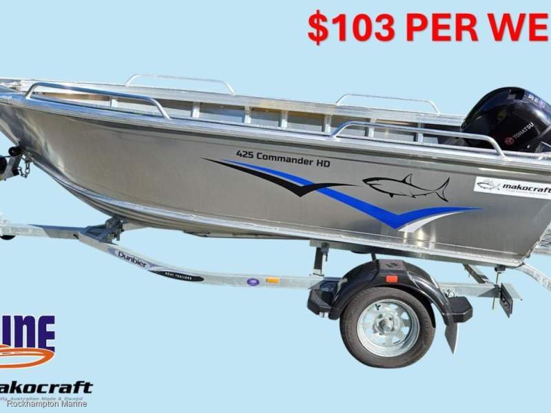 Makocraft 425 Commander HD Open B, M, T PACKAGE FROM ROCKHAMPTON MARINE!!