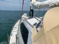 Roberts 370 Custom Cutter - Raised Saloon - Aluminium Built to Last:Dutchmans sail flaking system (flawless!)