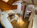 Roberts 370 Custom Cutter - Raised Saloon - Aluminium Built to Last:Forward step-down galley and living quarters