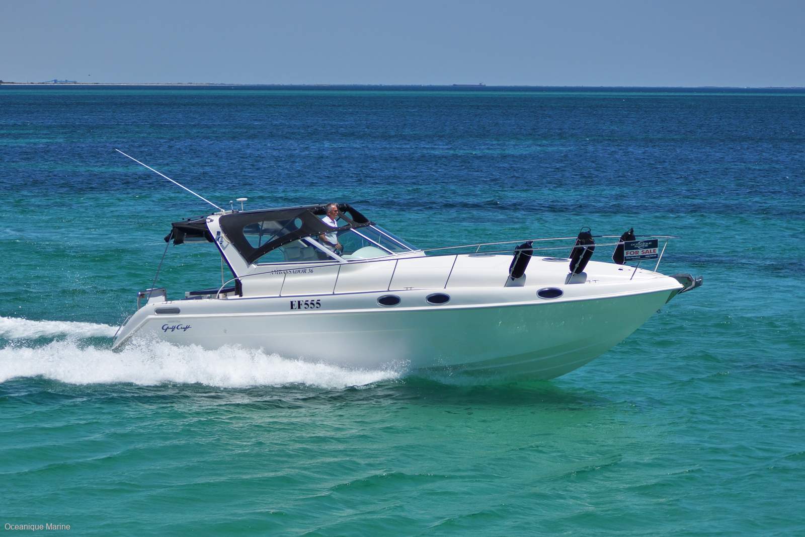 Gulf Craft Ambassador 36 Always Lift Kept - Never antifouled