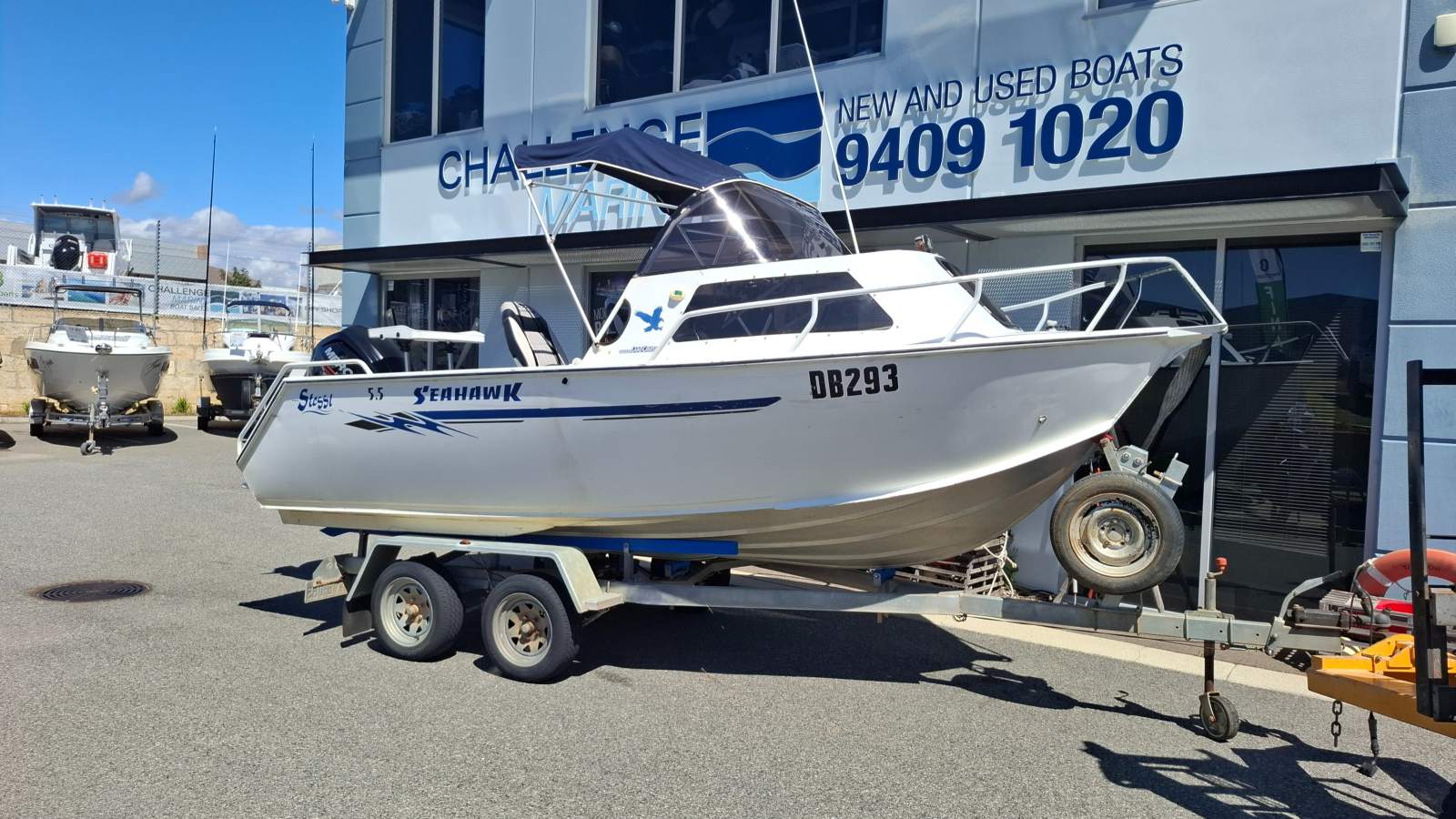 Stessl 550 Seahawk Half Cabin - 2018 Mercury 90HP 4-Stroke