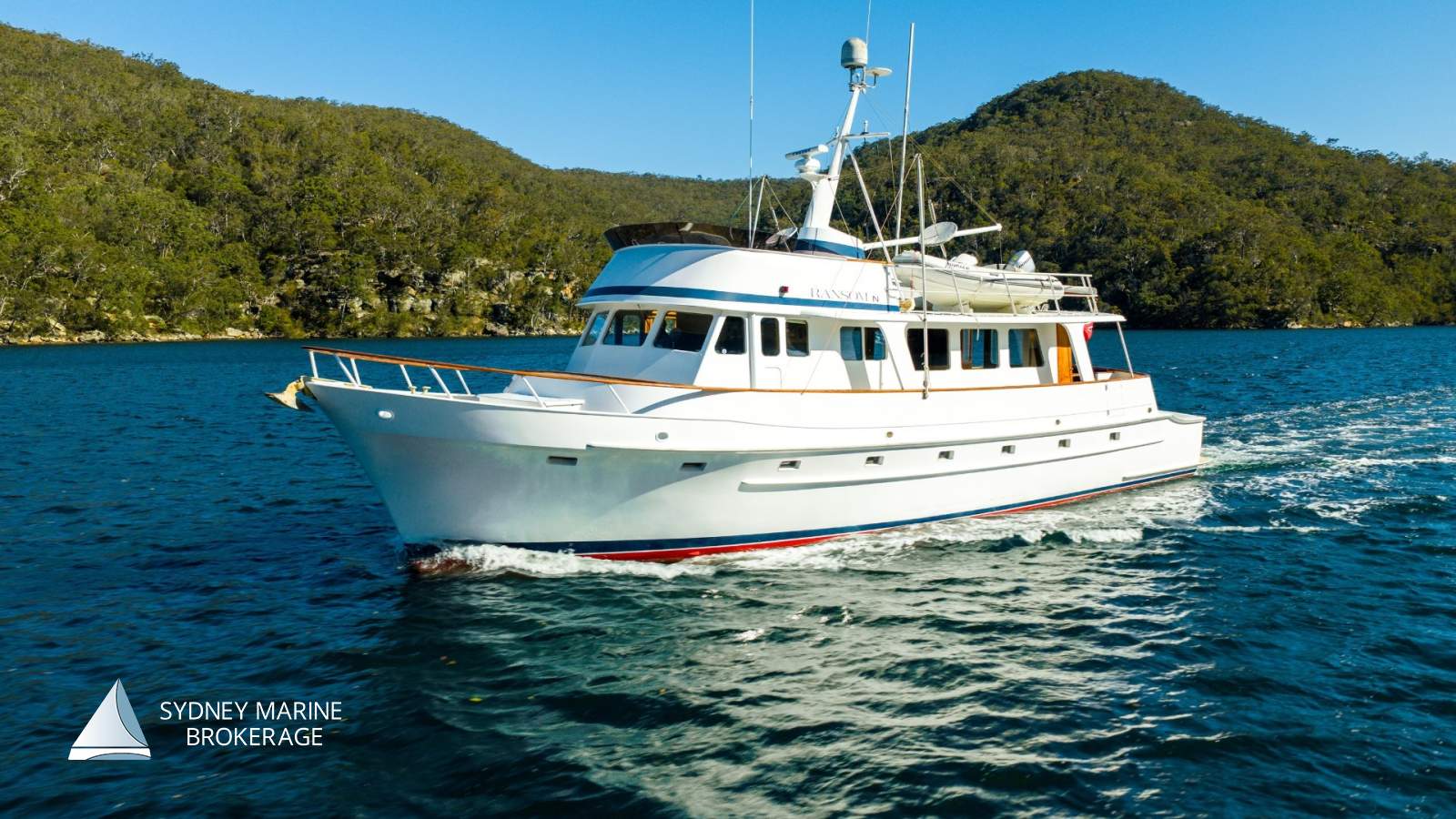 McMullen & Wing Expedition Motor Yacht 'Ransom':2 Sydney Marine Brokerage Ransom McMullen and Wing Explorer Yacht