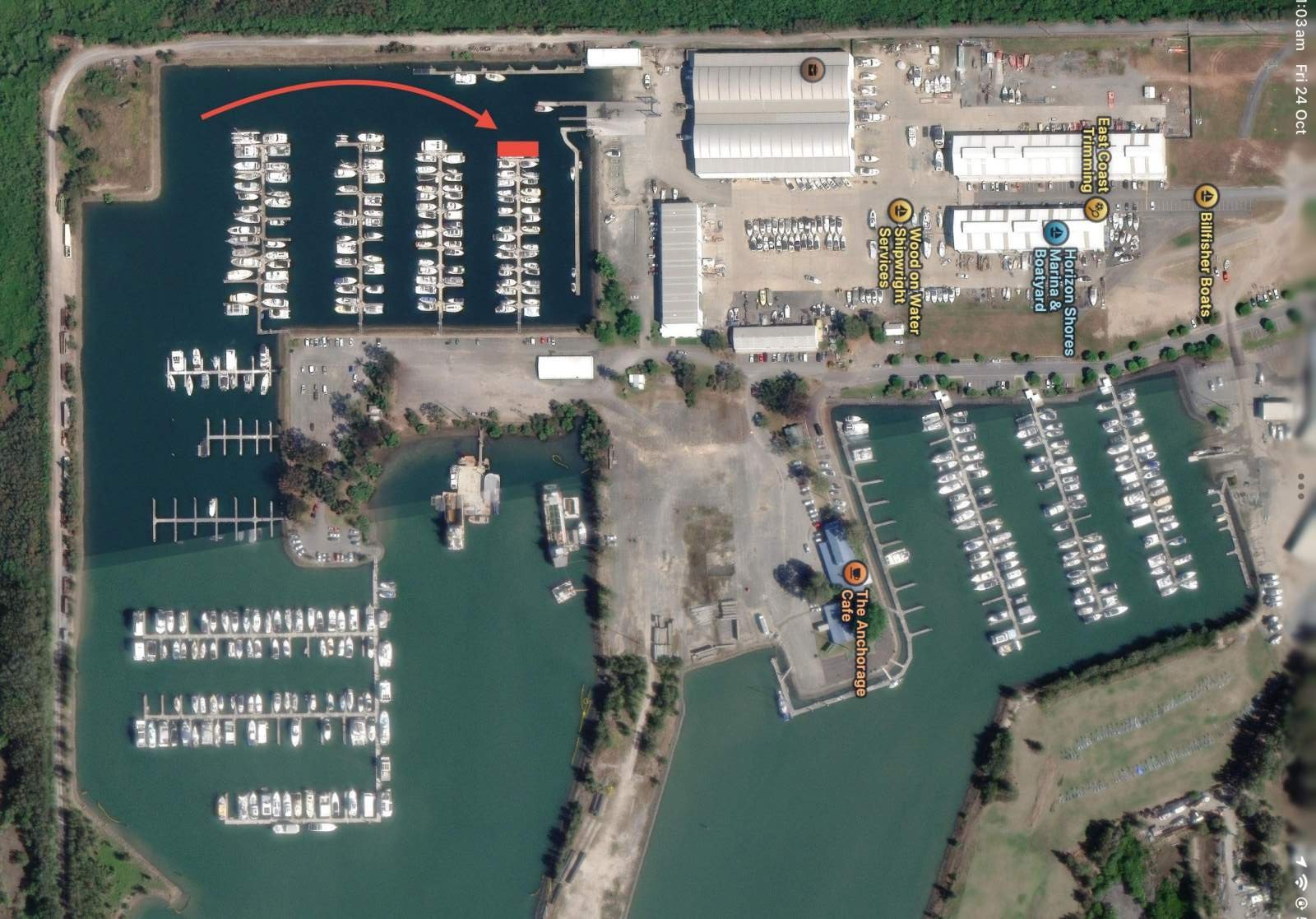 Pacific Point Marina (Horizon Shores) Berths J35 & J36