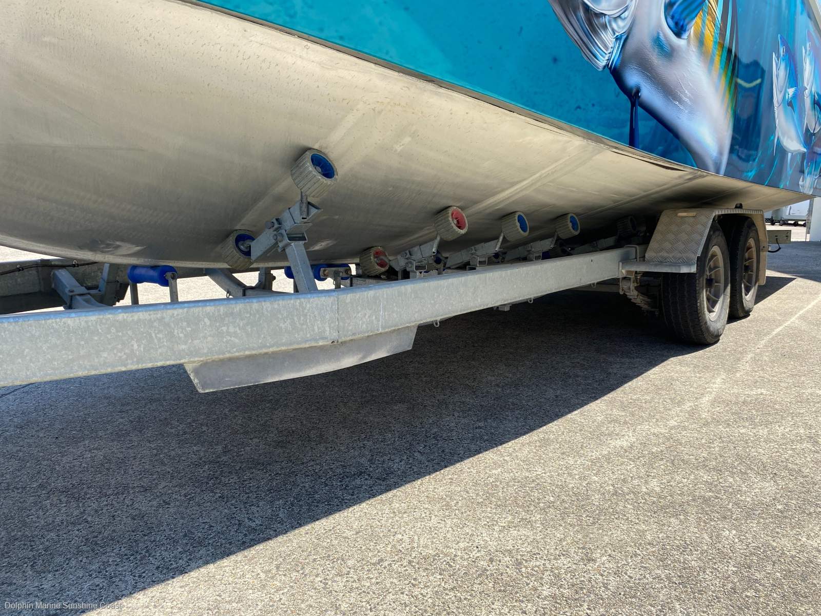 Trailer Only - 3500Kg Galvanised multi roller trailer Trailer Only - 3500Kg Galvanised multi roller trailer
