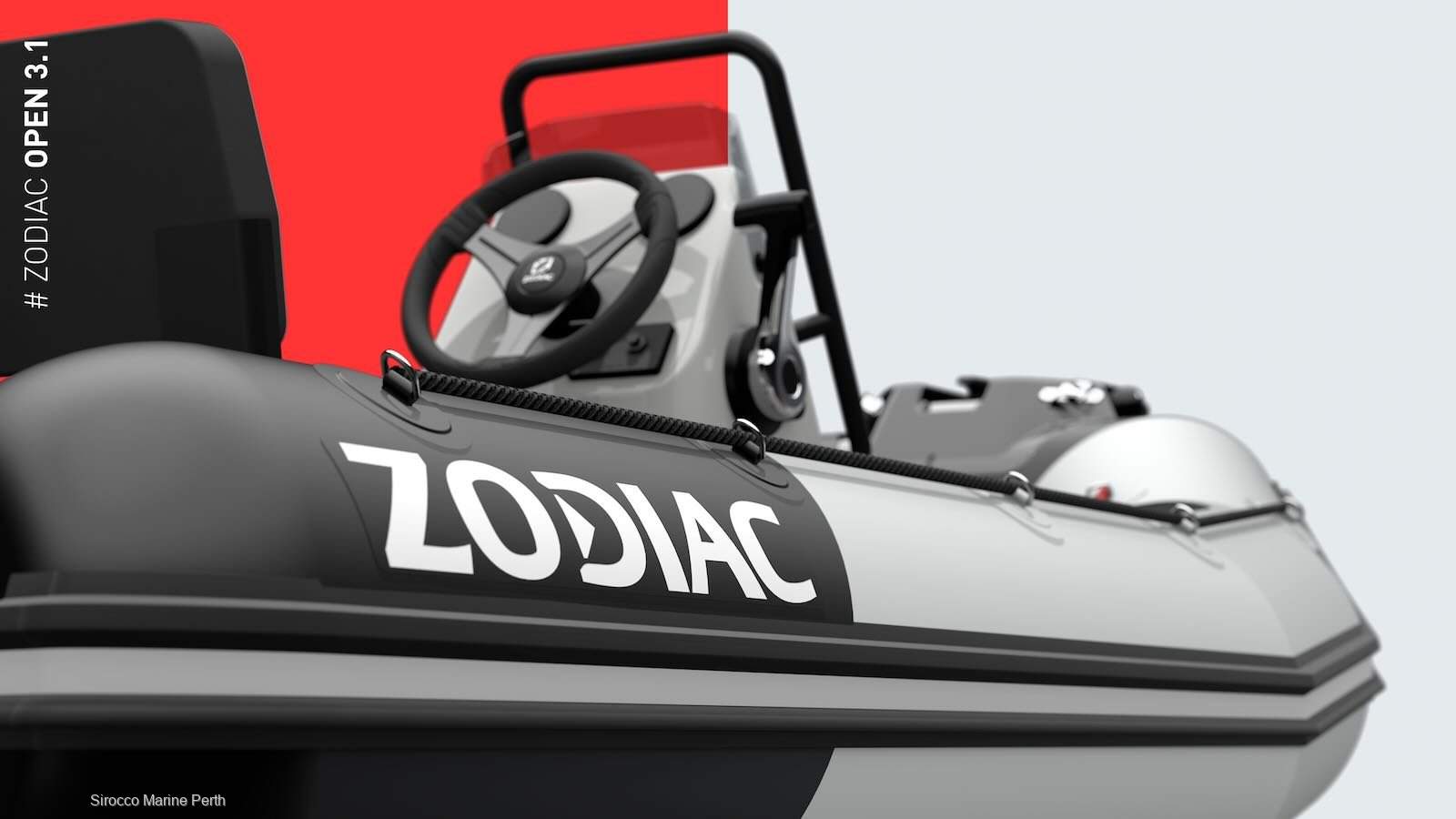 Zodiac Open 3.1 Rigid Inflatable Boat / Tender RIB