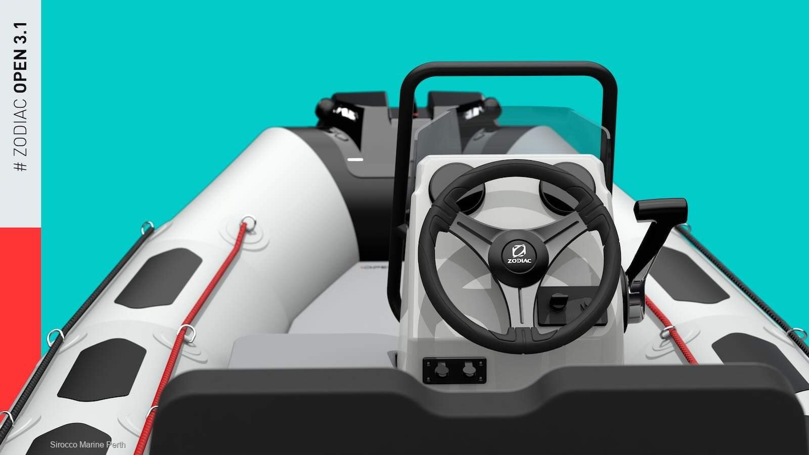 New Zodiac Open 3.1 Rigid Inflatable Boat / Tender RIB