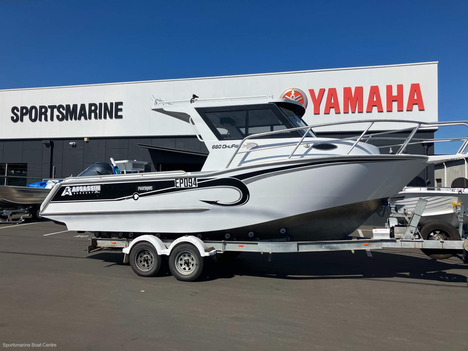 Assassin 660 Hard Top Boat, Motor, Trailer Package