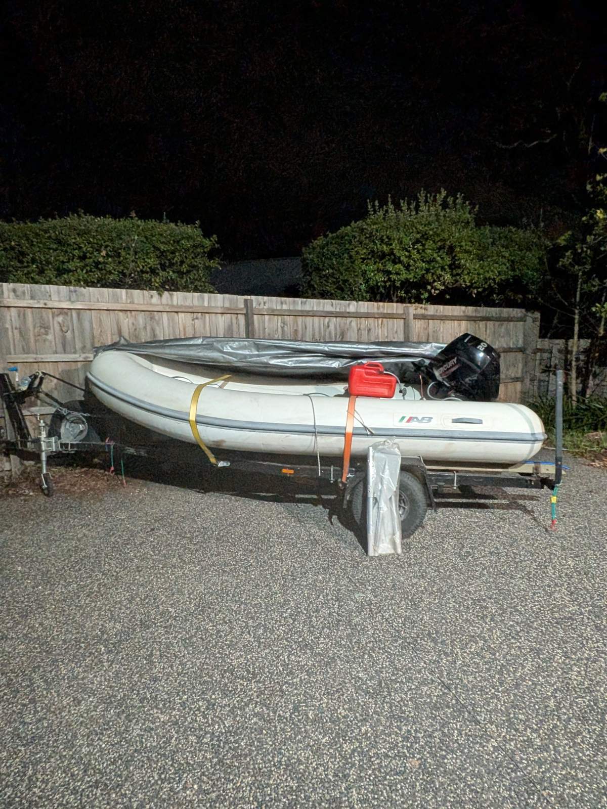 AB Inflatables 12 VL 12 foot with fibreglass hull base