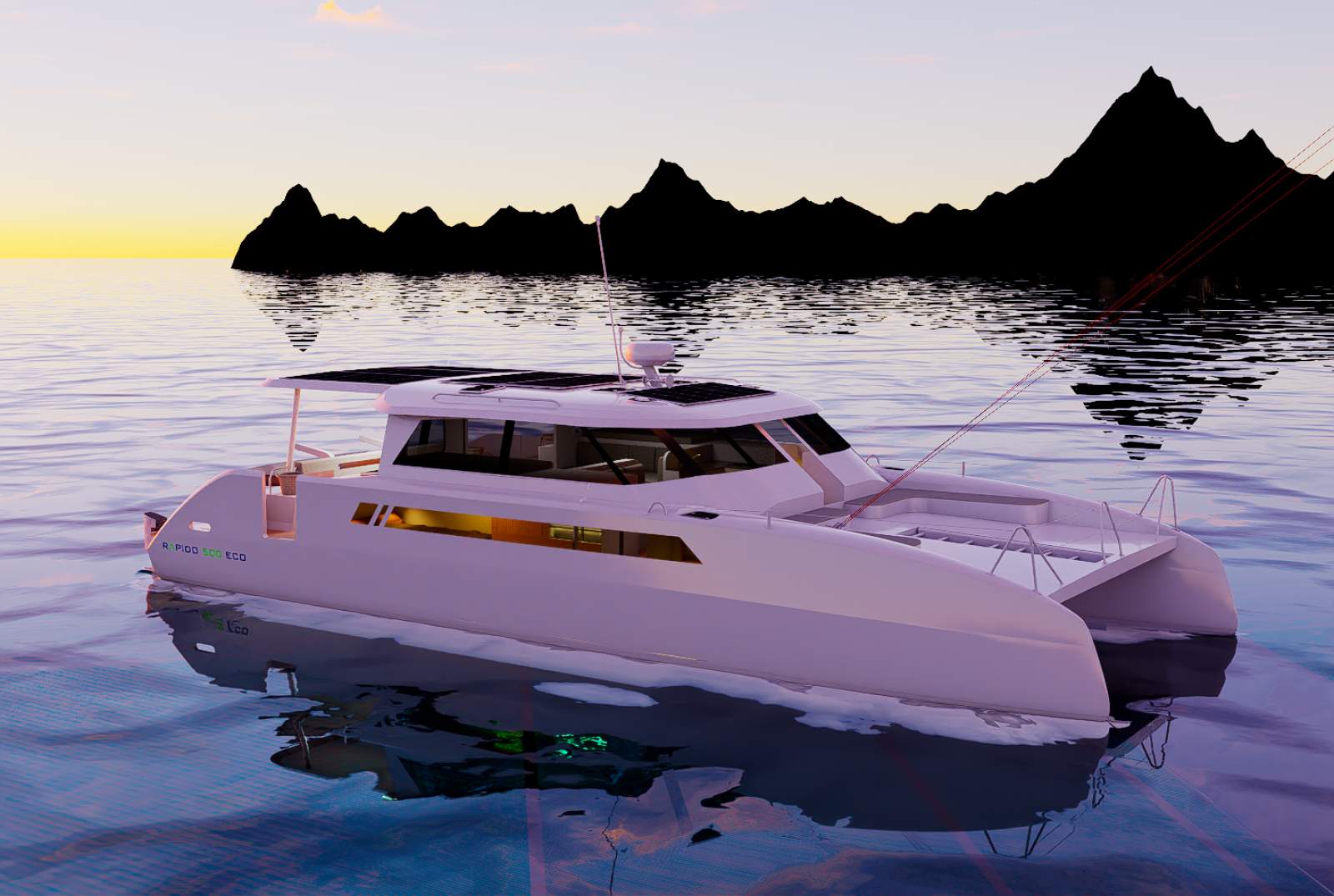 Rapido Catamarans Rapido 500 ECO Solar Electric Hybrid
