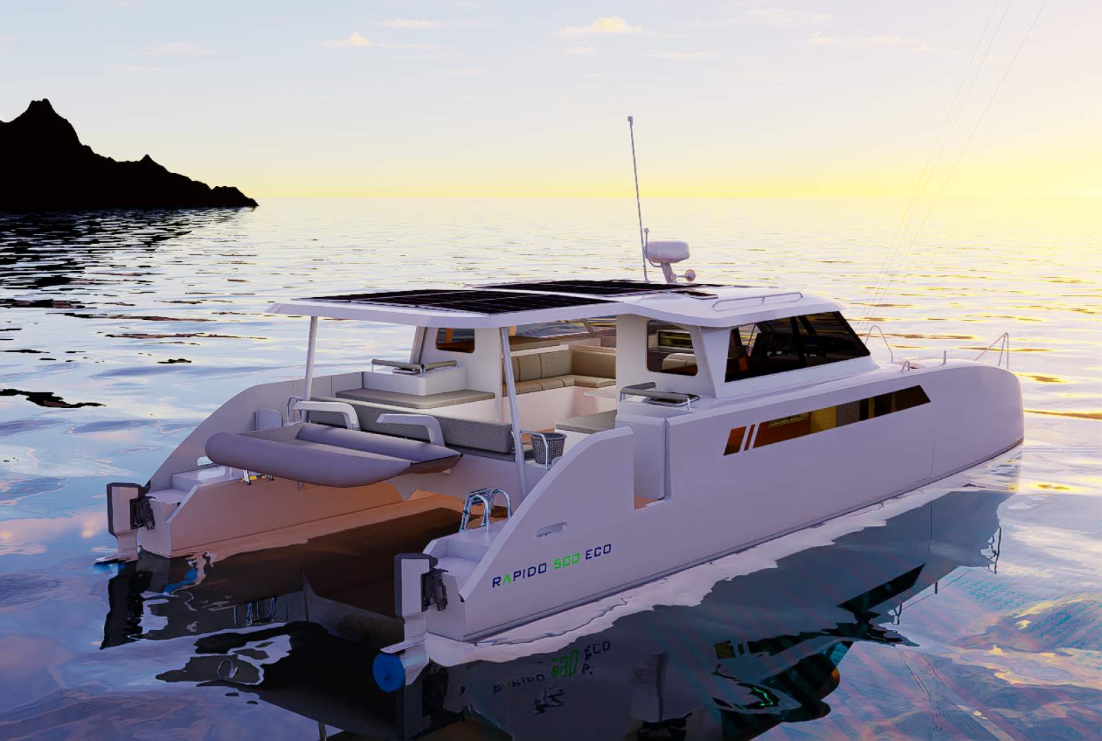 Rapido Catamarans Rapido 500 ECO Solar Electric Hybrid