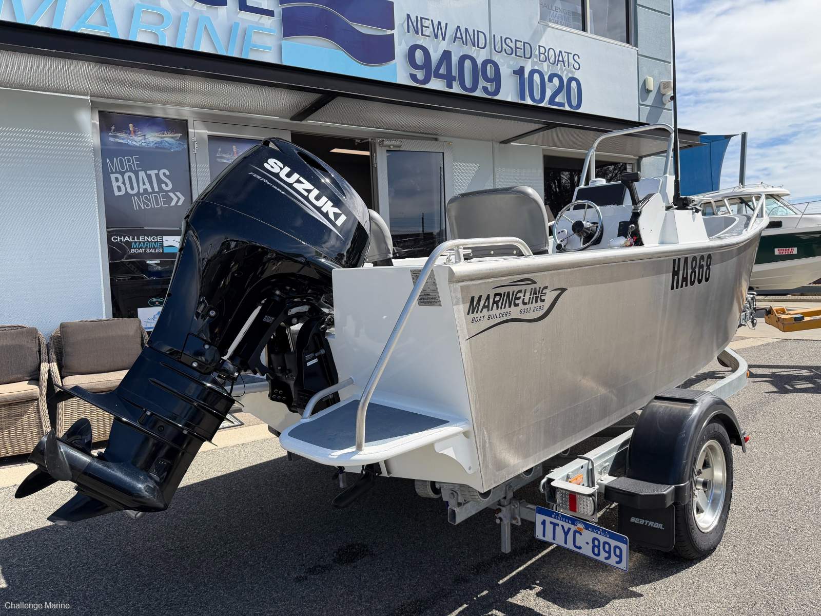 Marineline 490 Side Console 2023 SHOWING JUST 41 HOURS JUST SERVICED Marineline 490 Side Console 2023 SHOWING JUST 41 HOURS JUST SERVICED