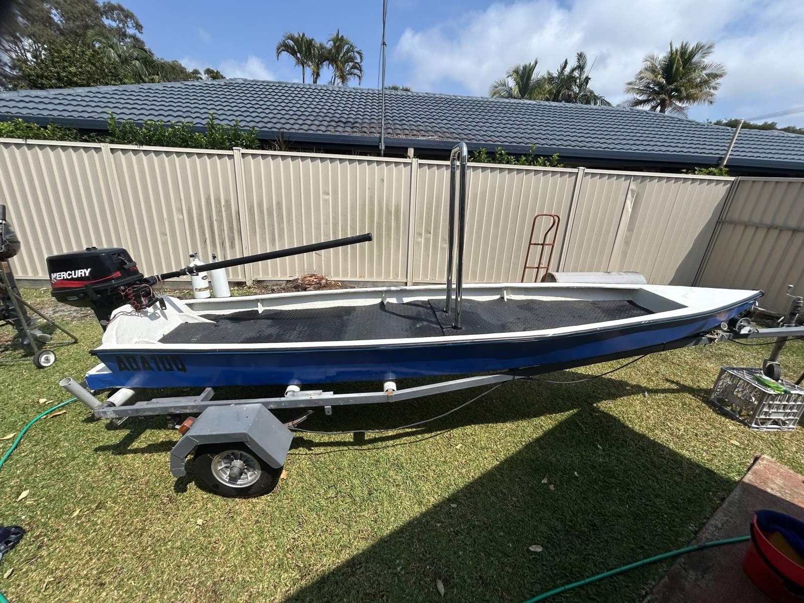 Custom Built Solo Fishing Skiff Custom Built Solo Fishing Skiff