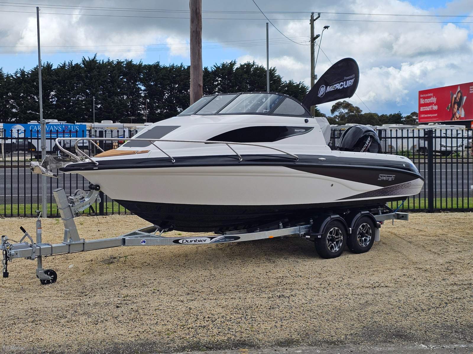 Stejcraft Monaco 640 DLX BMT Mercury 150hp + Trailer