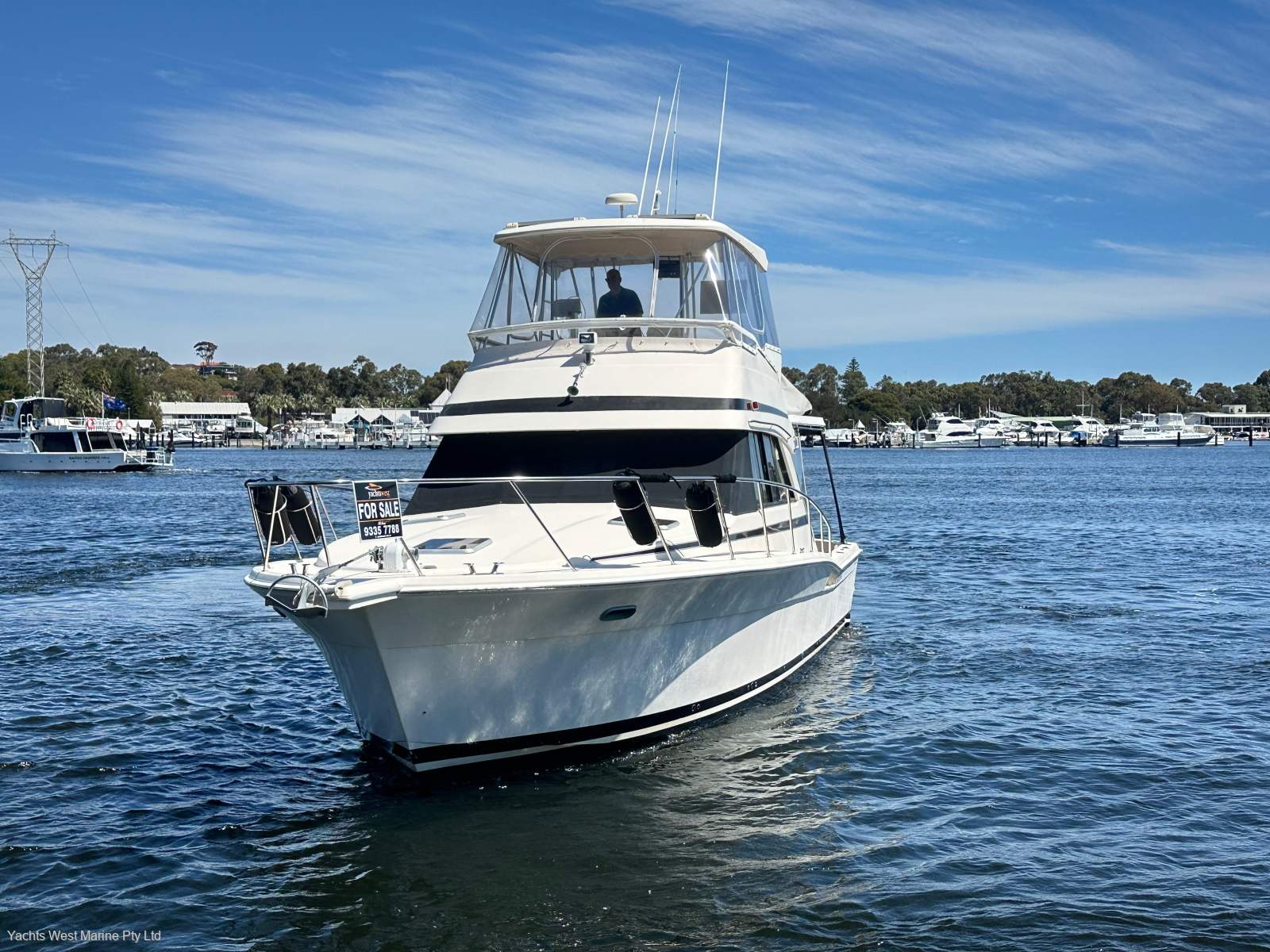 Riviera 41 Flybridge 39 extended to 41 " REBUILT ENGINES ":RIVIERA 41 by YACHTS WEST ph 9335 7788