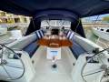 Beneteau Cyclades 43.3 Stylish, air conditioned 3-cabin coastal cruiser:Large tidy cockpit with twin steering wheels