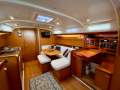 Beneteau Cyclades 43.3 Stylish, air conditioned 3-cabin coastal cruiser:New upholstery in saloon