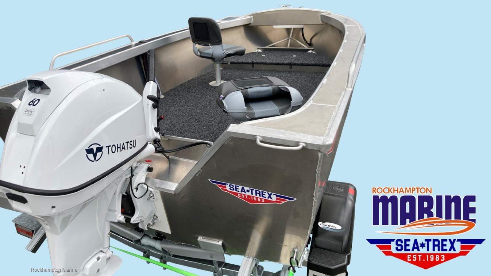 Sea-Trex 462 Pro Fisherman 3.0MM HT PLATE BOAT, TRAILER MOTOR PACKAGE!!