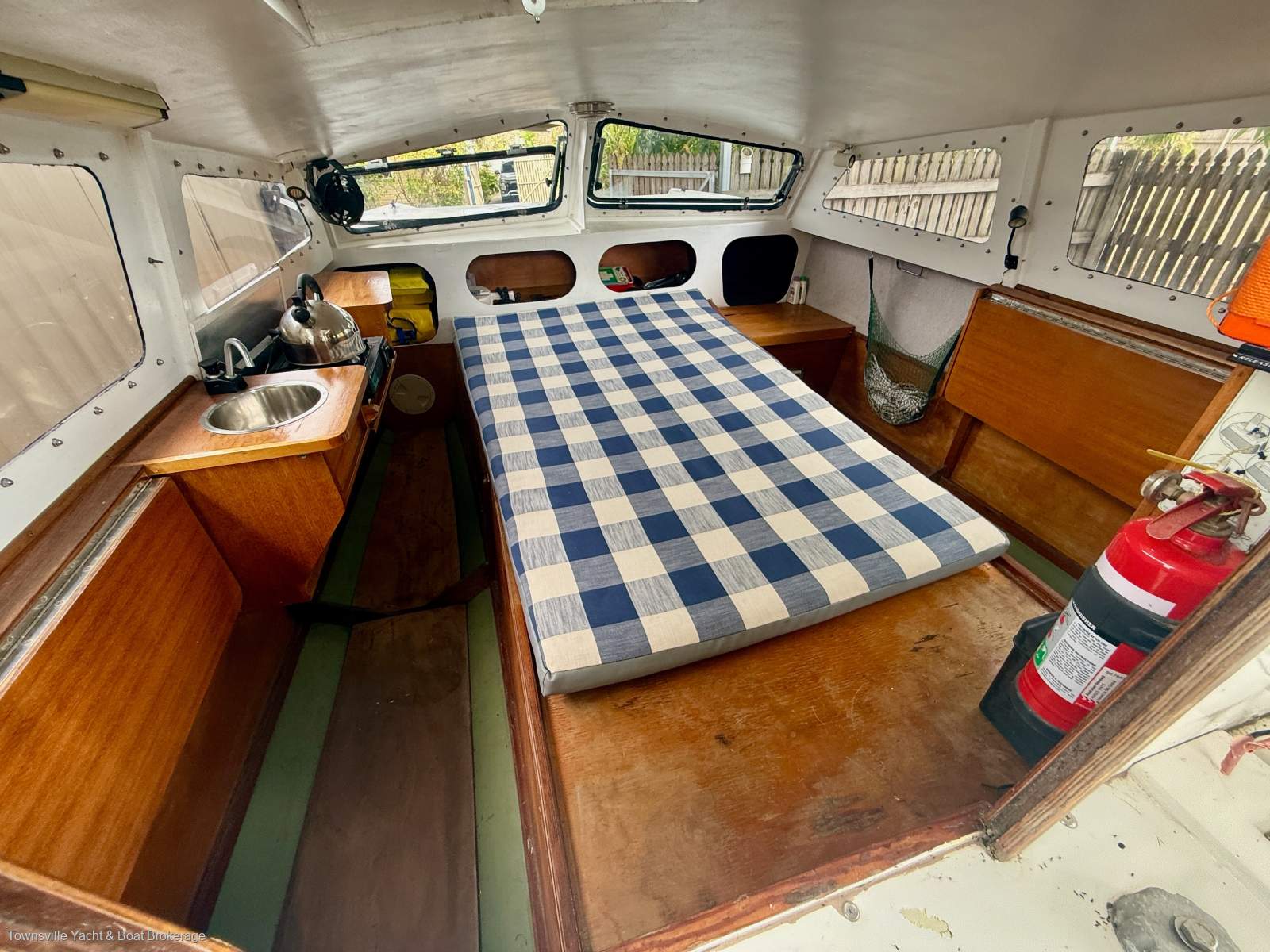 Jarcat Six sailing version on registered single axle trailer