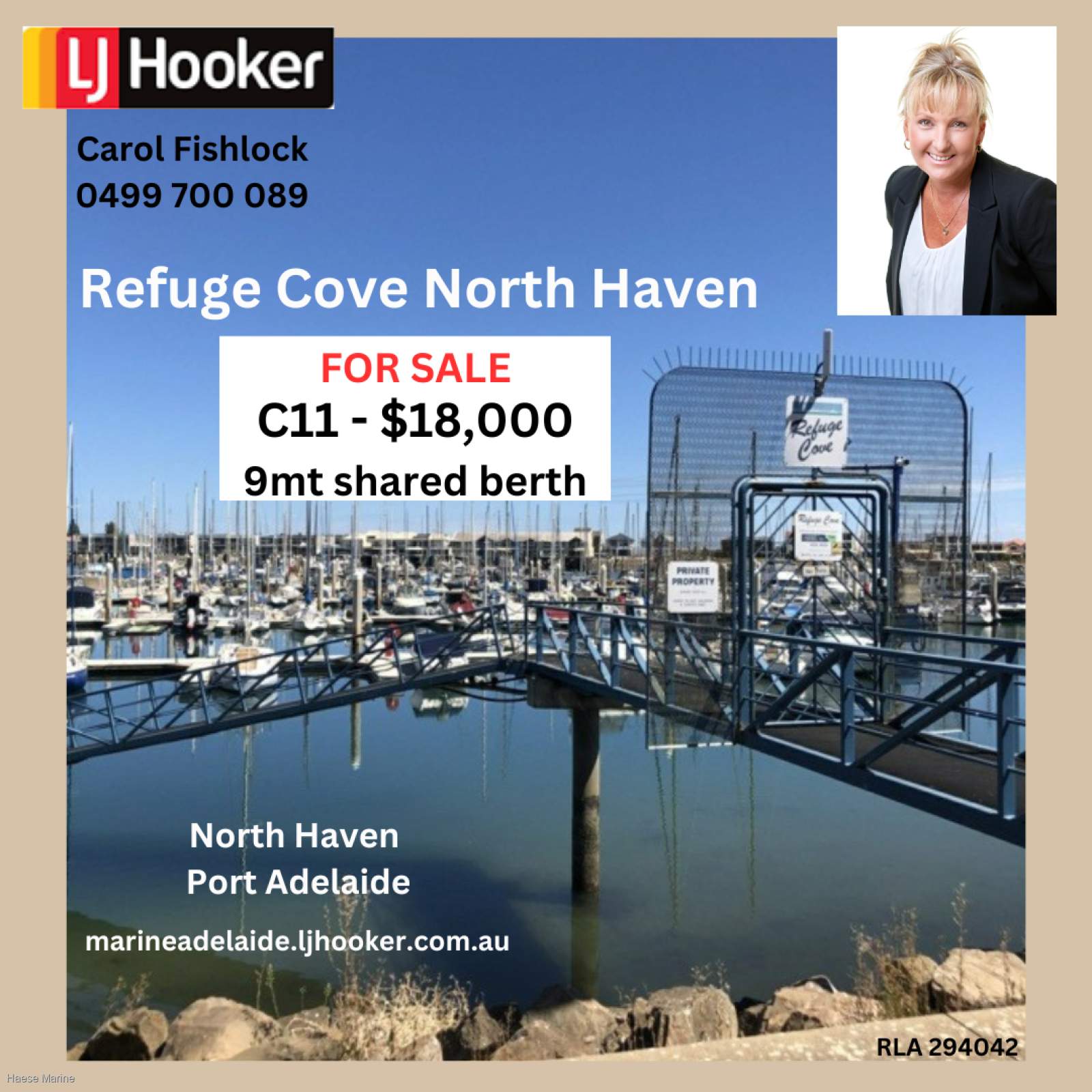Marina berth for sale - Refuge Cove