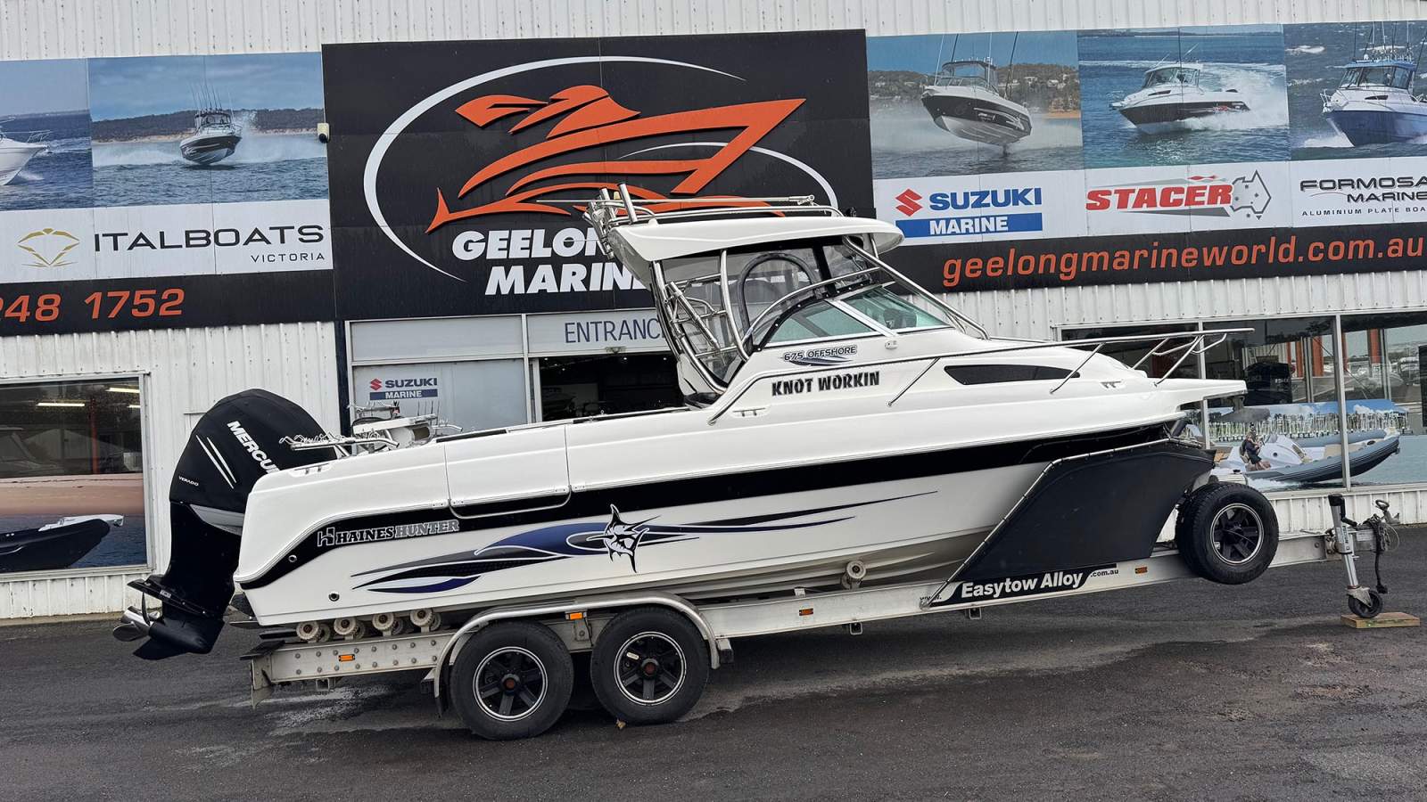 Haines Hunter 675 Offshore Hard Top