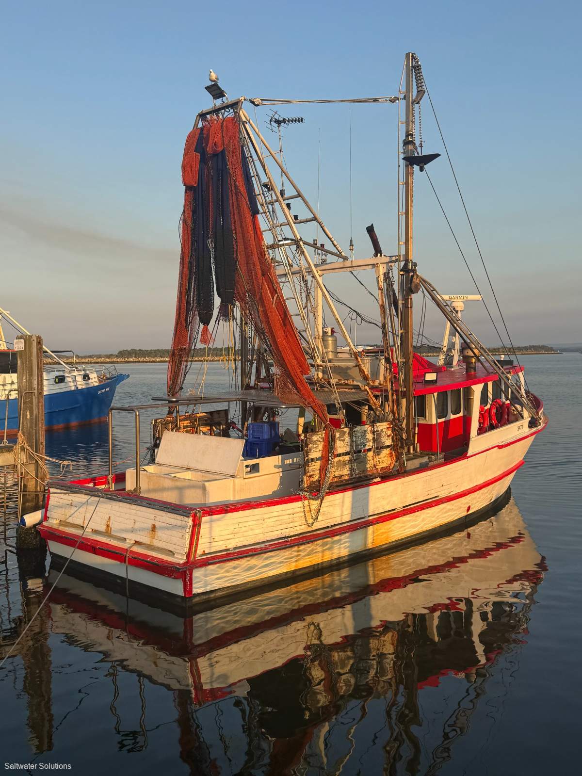 Prawn trawler triple gear set up