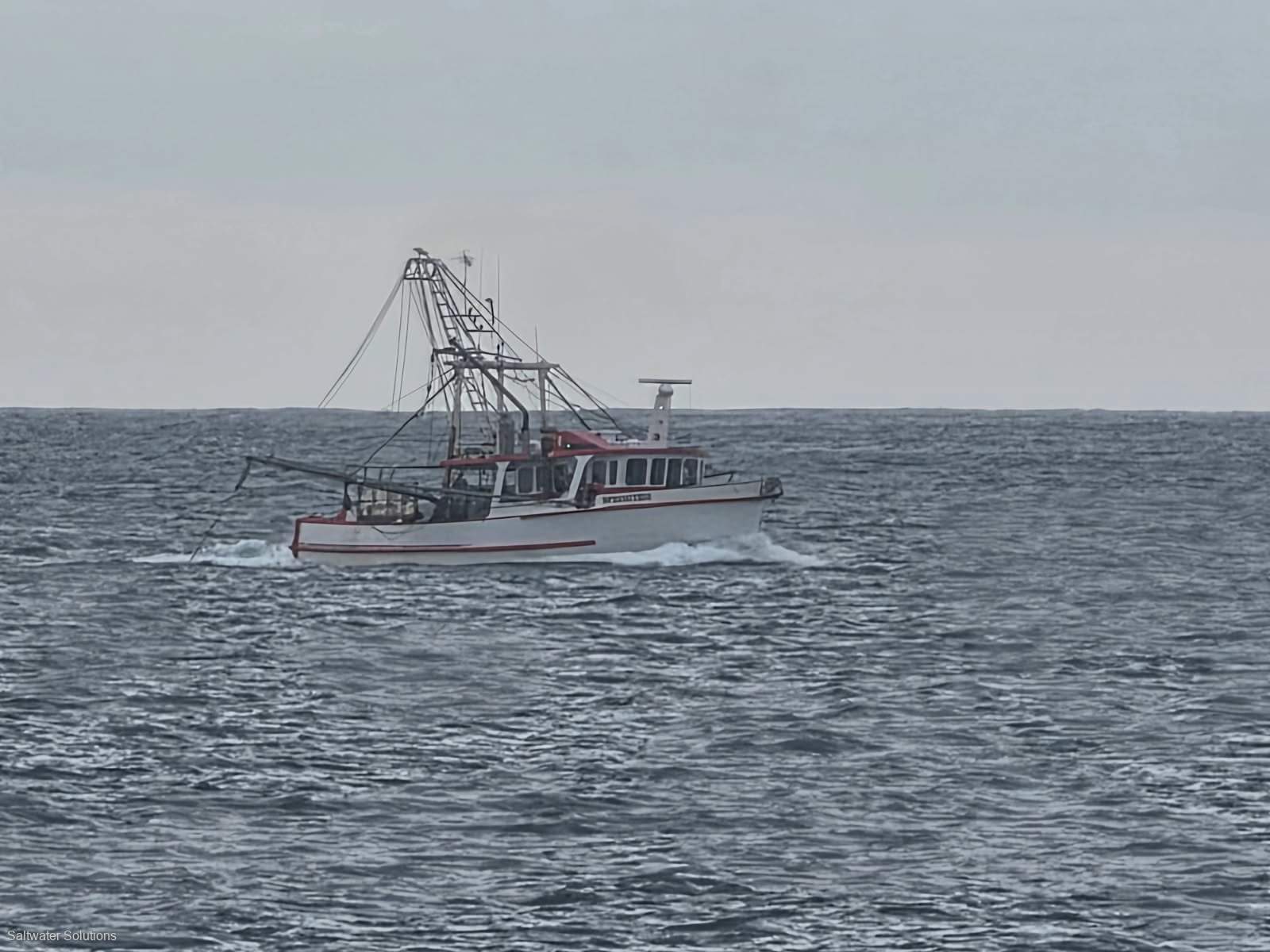 Prawn trawler triple gear set up