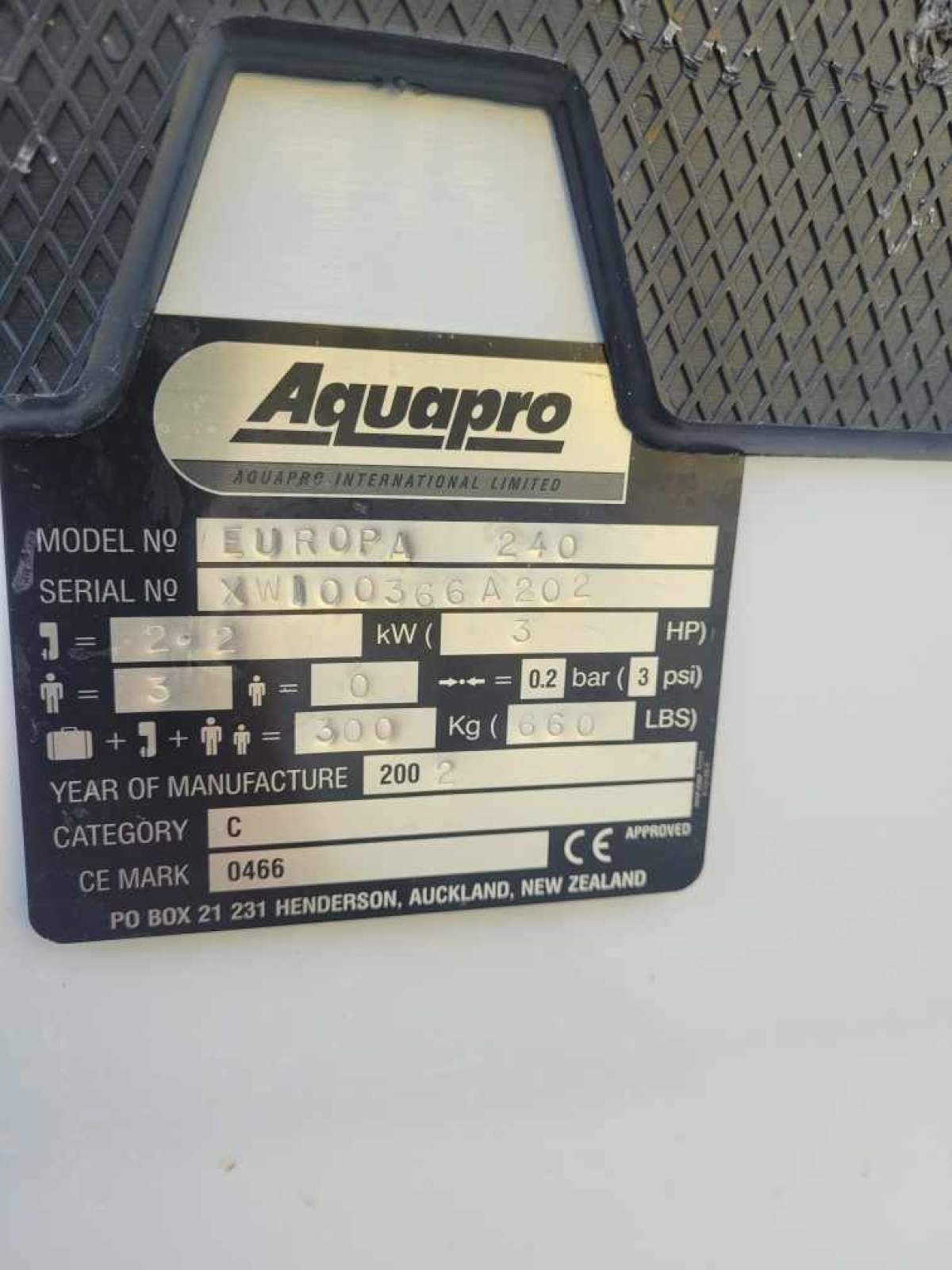 Aquapro Europa 240