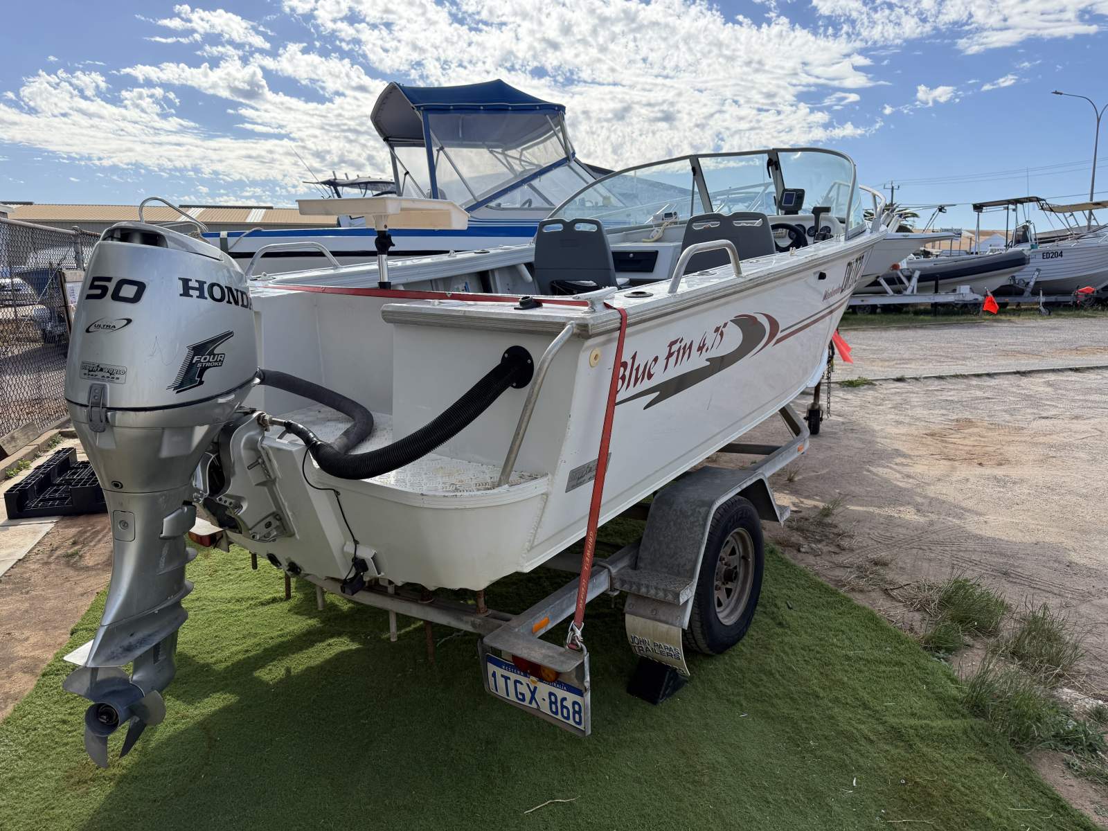 Bluefin 4.75 Weekender 4 stroke ripper boat