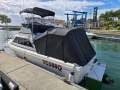 Bertram 23 Flybridge Cruiser on Trailer