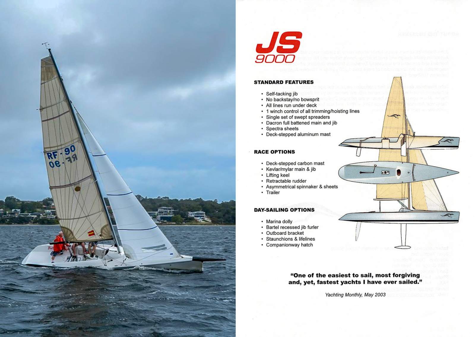 Swarbrick JS9000 ~ Up to 20kn of exhilarating boat speed!